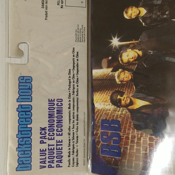 Vintage 2001 Backstreet Boys School Value Pack SEALED - Picture 3 of 4